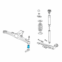 OEM 1999 BMW Z3 Rubber Mounting Diagram - 33-31-1-090-946