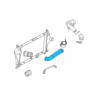 OEM 2004 Ford E-350 Super Duty Air Duct Diagram - 6C2Z-6C646-BA