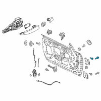 OEM Buick Cascada Upper Hinge Bolt Diagram - 11610041