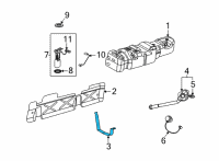 OEM 2012 Chevrolet Express 1500 Strap Diagram - 84498704