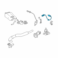 OEM 2021 Lexus ES350 Sensor, Air Fuel Ratio Diagram - 89467-0E250