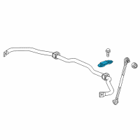 OEM 2021 Honda Clarity Bracket, Stabilizer Holder Diagram - 51308-TBA-A00