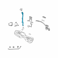 OEM BMW 135i Plastic Filler Pipe Diagram - 16-11-6-768-785