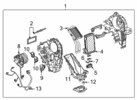 OEM Chevrolet Tahoe Expansion Valve Seal Diagram - 13418806