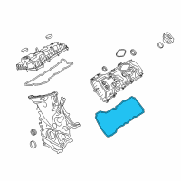 OEM 2021 Ford F-150 Valve Cover Gasket Diagram - BL3Z-6584-A