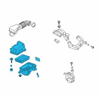 OEM Hyundai Sonata Cleaner Assembly-Air Diagram - 28110-3K550