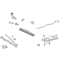 OEM Toyota Land Cruiser Filler Neck Cap Diagram - 85386-60060