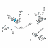 OEM 2017 Kia Niro Gasket-Water Pump Diagram - 2512403HB0