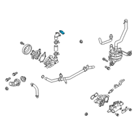 OEM 2021 Kia Niro Gasket-Water Pump Diagram - 2512503HB0