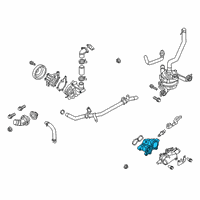 OEM Kia Niro Housing Assembly-Thermostat Diagram - 2562003HC0