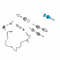OEM Lincoln Outer Boot Diagram - AL1Z-4L537-A