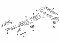 OEM 2020 BMW X5 Heat Insulation, Center Left Diagram - 51-48-7-424-927
