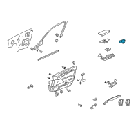 OEM 2008 Acura TL Switch Assembly, Power Seat Memory Diagram - 35961-SEP-A01