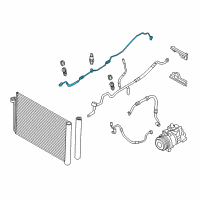 OEM 2015 BMW 650i Pressure Pipe Diagram - 64-53-9-119-994