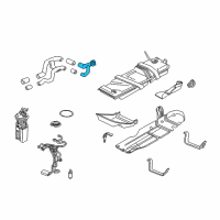 OEM 1997 Oldsmobile Bravada Pipe Asm-Fuel Tank Filler Diagram - 15725300