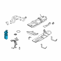 OEM 1998 GMC Jimmy Fuel Tank Fuel Pump Module KIT Diagram - 19331280