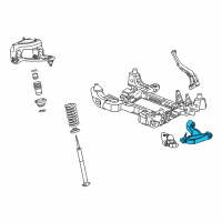 OEM Cadillac Lower Control Arm Diagram - 25758282