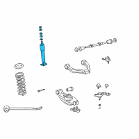 OEM 2004 Toyota Tacoma Shock Diagram - 48511-80083