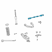 OEM Toyota Tacoma Shaft Assembly Diagram - 04485-35070