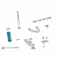 OEM Toyota Tacoma Coil Spring Diagram - 48131-04210