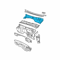 OEM 1999 Chevrolet K1500 Panel-Plenum Lower Diagram - 15978125