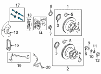 OEM 2008 Ford E-350 Super Duty Mount Kit Diagram - 8C2Z-2C150-C