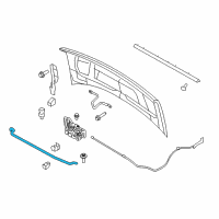 OEM 2014 Ford E-150 Support Rod Diagram - 8C2Z-16826-B