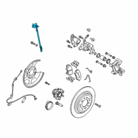 OEM 2020 Hyundai Tucson Hose-Rear Wheel LH Diagram - 58737-D3700