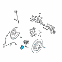 OEM 2021 Hyundai Tucson Rear Bearing Sensor Diagram - 58980-C1100