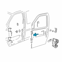 OEM 2011 Chevrolet Express 1500 Check Arm Diagram - 22768927