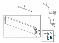 OEM Chevrolet Malibu Cooler Pipe Diagram - 84431284