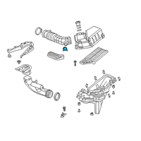 OEM 2019 Honda Insight Clip (D32.6) Diagram - 17652-5WJ-A01