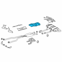 OEM 2022 Lexus LC500 INSULATOR, FR Floor Diagram - 58151-11020