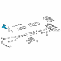 OEM Lexus LC500 INSULATOR Sub-Assembly Diagram - 58041-11021