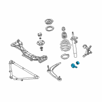 OEM 2002 BMW 330xi Set Of Brackets With Rubber Mounting Diagram - 31-12-6-783-376