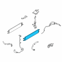 OEM Lincoln Aviator Radiator Diagram - L1MZ-8005-J