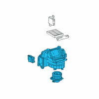 OEM 2007 Lexus ES350 Blower Assembly Diagram - 87130-28580