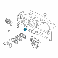 OEM 2013 Hyundai Santa Fe SWTICH Assembly-Button Start Diagram - 95430-2W750-RJ5