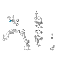 OEM Toyota Camry Intake Hose Clamp Diagram - 96111-10430