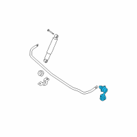 OEM 2006 Nissan Xterra Rod-Connecting, Rear Stabilizer Diagram - 56261-EA000