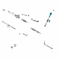 OEM 1999 Lexus GS300 Steering Gearbox Diagram - 4421030160