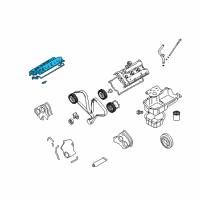 OEM 2005 Kia Amanti Cover Assembly-Rocker LH Diagram - 2242039011