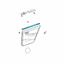 OEM Toyota Corolla Weatherstrip Diagram - 68173-02090