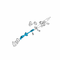 OEM 2009 Toyota Camry Intermed Shaft Diagram - 45220-06142