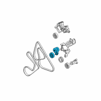 OEM 2006 Pontiac Grand Prix Tensioner Asm-Drive Belt Diagram - 12564506