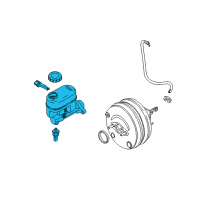 OEM 2018 Ford E-350 Super Duty Master Cylinder Diagram - 9C2Z-2140-C