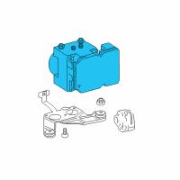 OEM 2014 Toyota Tundra Actuator Assembly Diagram - 44050-0C520