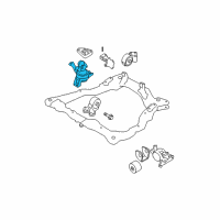 OEM Kia Spectra5 Engine Mounting Bracket Assembly Diagram - 218102F751