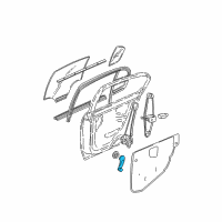 OEM Pontiac Window Handle Diagram - 22648611