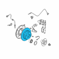 OEM BMW Z4 Brake Disc, Ventilated, Right Diagram - 34-21-2-282-304